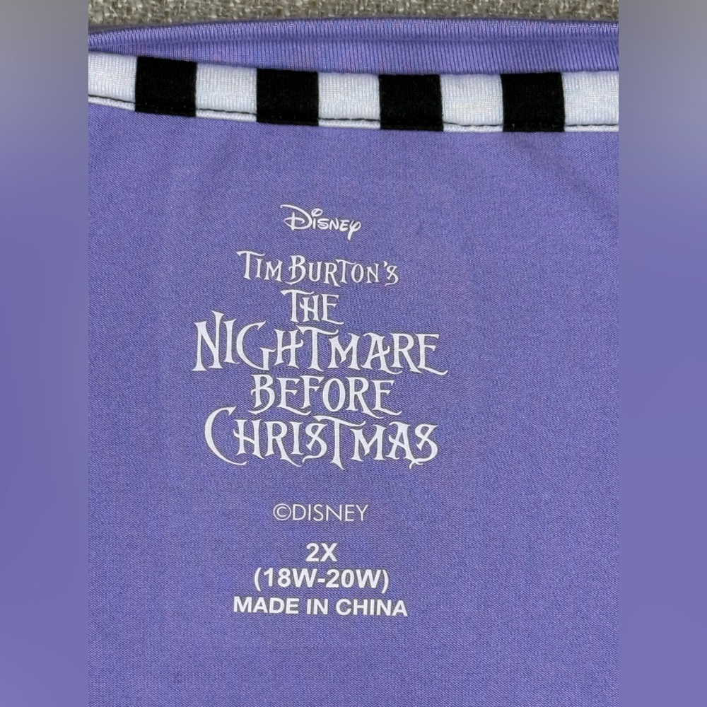 Nightmare Before Christmas Sallie Scream Queen Oversized Sleep Shirt size 2XL - Picture 4 of 4